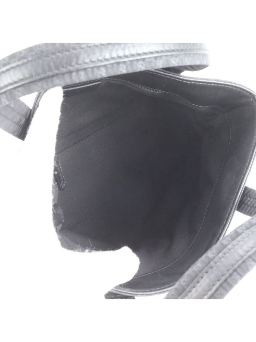 ★SOLD★ Gucci Micro GG Leather Handbag Tote Black - Picture 7 of 9